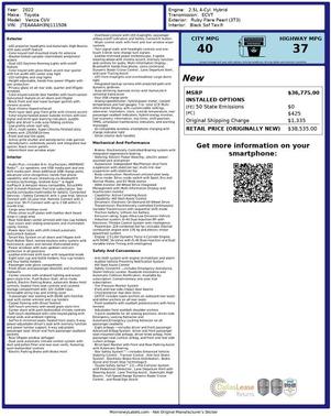 2022 Toyota Venza XLE