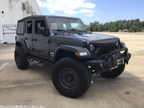 Gray 2018 Jeep Wrangler Unlimited Sport