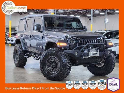 Gray 2018 Jeep Wrangler Unlimited Sport