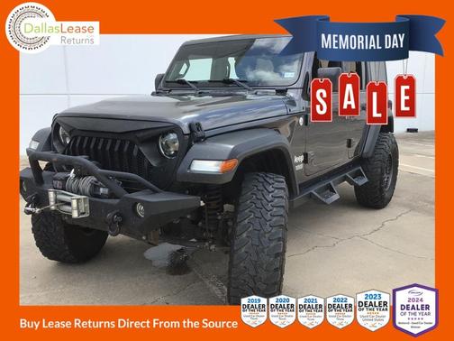 Gray 2018 Jeep Wrangler Unlimited Sport