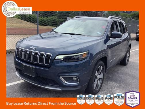 Blue 2020 Jeep Cherokee Limited
