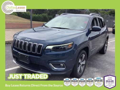Blue 2020 Jeep Cherokee Limited