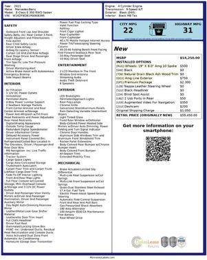 2021 Mercedes-Benz E-Class E 350