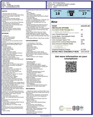 2022 Dodge Challenger GT