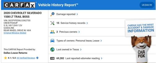 2020 Chevrolet Silverado 1500 LT Trail Boss