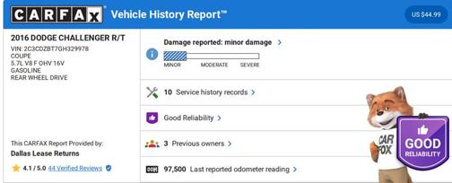 2016 Dodge Challenger R/T