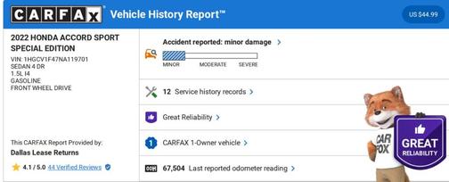 2022 Honda Accord Sport SE