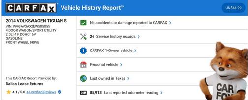 2014 Volkswagen Tiguan Auto S