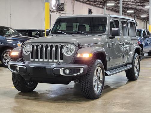 Gray 2020 Jeep Wrangler Unlimited Sahara