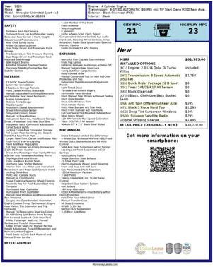 2020 Jeep Wrangler Unlimited Sport