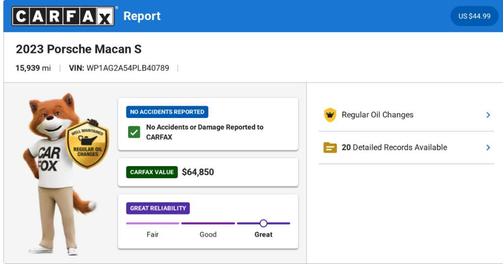 White 2023 Porsche Macan S