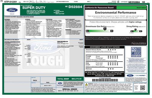 Black 2022 Ford F-250 King Ranch