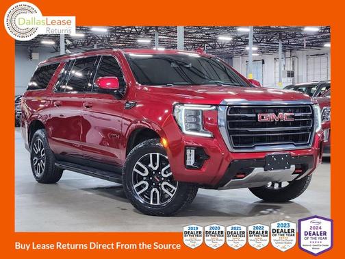 Red 2024 GMC Yukon XL AT4