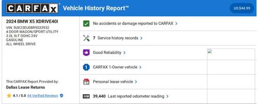 2024 BMW X5 xDrive40i