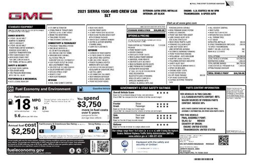 2021 GMC Sierra 1500 SLT