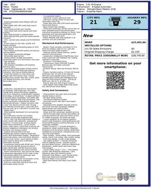 2022 Toyota Highlander LE