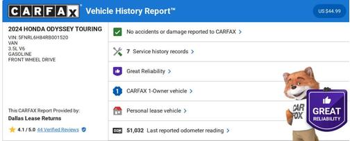 2024 Honda Odyssey Touring