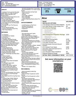 2018 Mercedes-Benz GLC 300 Base 4MATIC