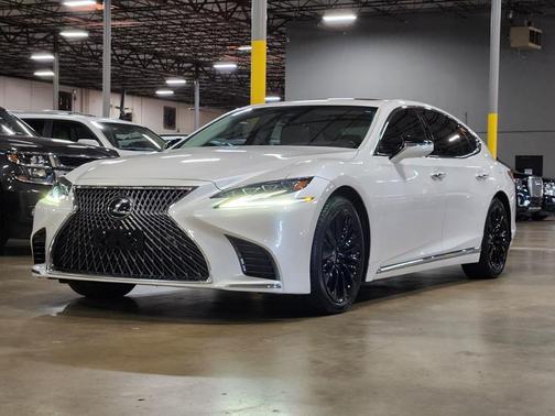 White 2020 Lexus LS 500 Base