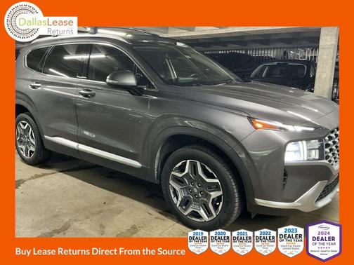 Gray 2022 Hyundai SANTA FE HEV SEL Premium