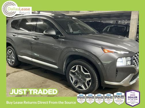 Gray 2022 Hyundai SANTA FE HEV SEL Premium