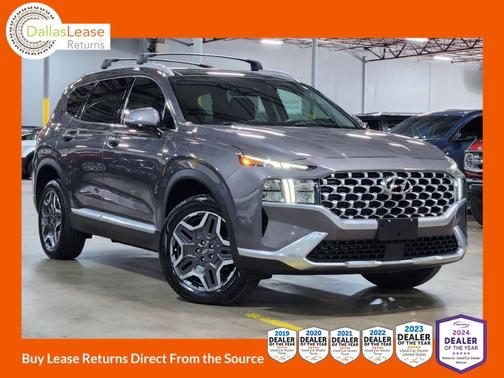 Gray 2022 Hyundai SANTA FE HEV SEL Premium