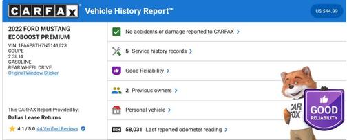 2022 Ford Mustang EcoBoost Premium