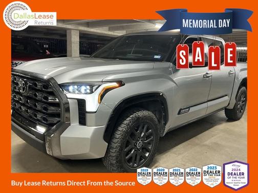 Silver 2024 Toyota Tundra Platinum