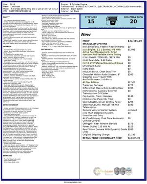 2015 Chevrolet Silverado 1500 LT