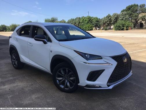 White 2021 Lexus NX 300 F Sport