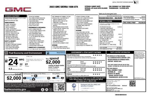 2023 GMC Sierra 1500 AT4
