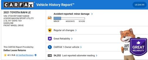 2021 Toyota RAV4 LE