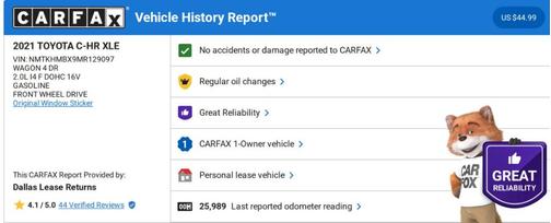 2021 Toyota C-HR XLE