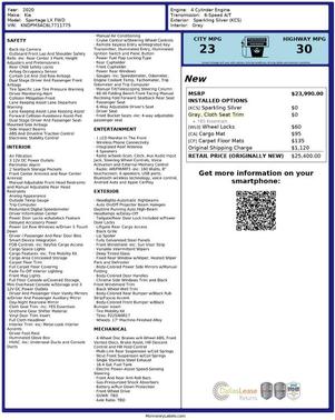 2020 Kia Sportage LX