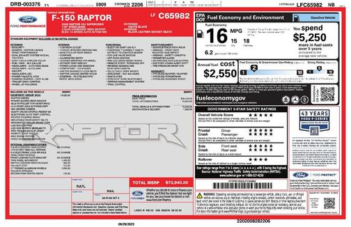 2020 Ford F-150 Raptor