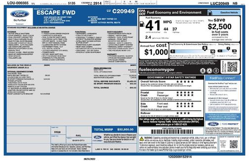 2020 Ford Escape SE Sport Hybrid