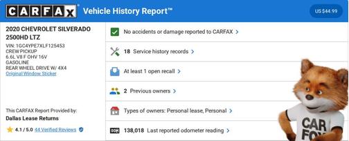 2020 Chevrolet Silverado 2500 LTZ