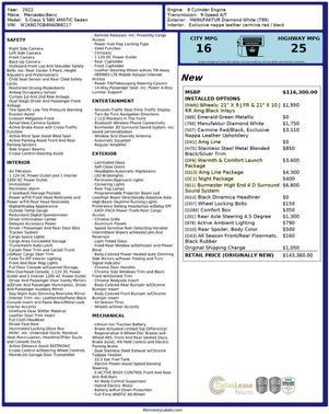 2022 Mercedes-Benz S-Class S 580 4MATIC