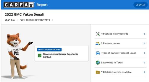 Black 2022 GMC Yukon Denali