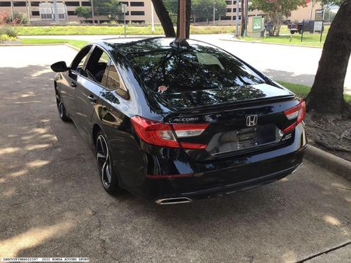 Black 2022 Honda Accord Sport 2.0T
