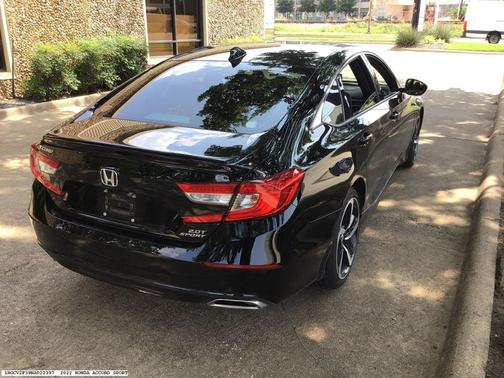 Black 2022 Honda Accord Sport 2.0T