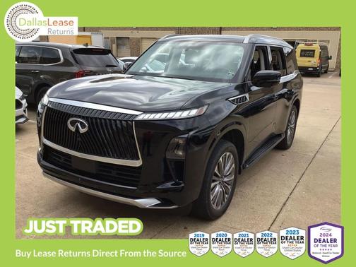 Black Obsidian 2025 INFINITI QX80 Luxe