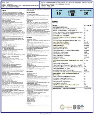 Black 2021 Chevrolet Silverado 2500 High Country