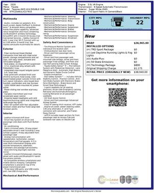 2020 Toyota Tacoma TRD Sport