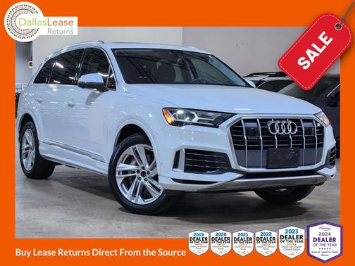 Glacier White Metallic 2023 Audi Q7 55 Premium Plus