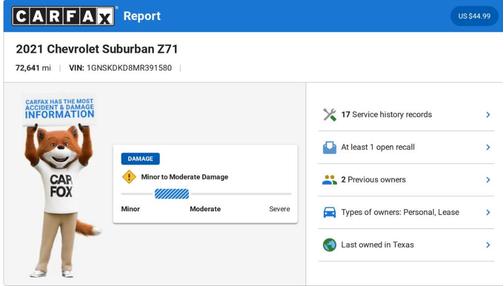 2021 Chevrolet Suburban Z71