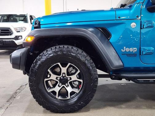 Teal 2020 Jeep Wrangler Unlimited Sport