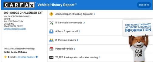 2021 Dodge Challenger SXT