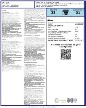 2023 Toyota Camry TRD V6