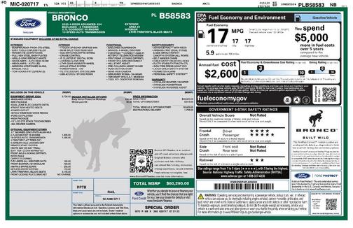 2023 Ford Bronco Badlands